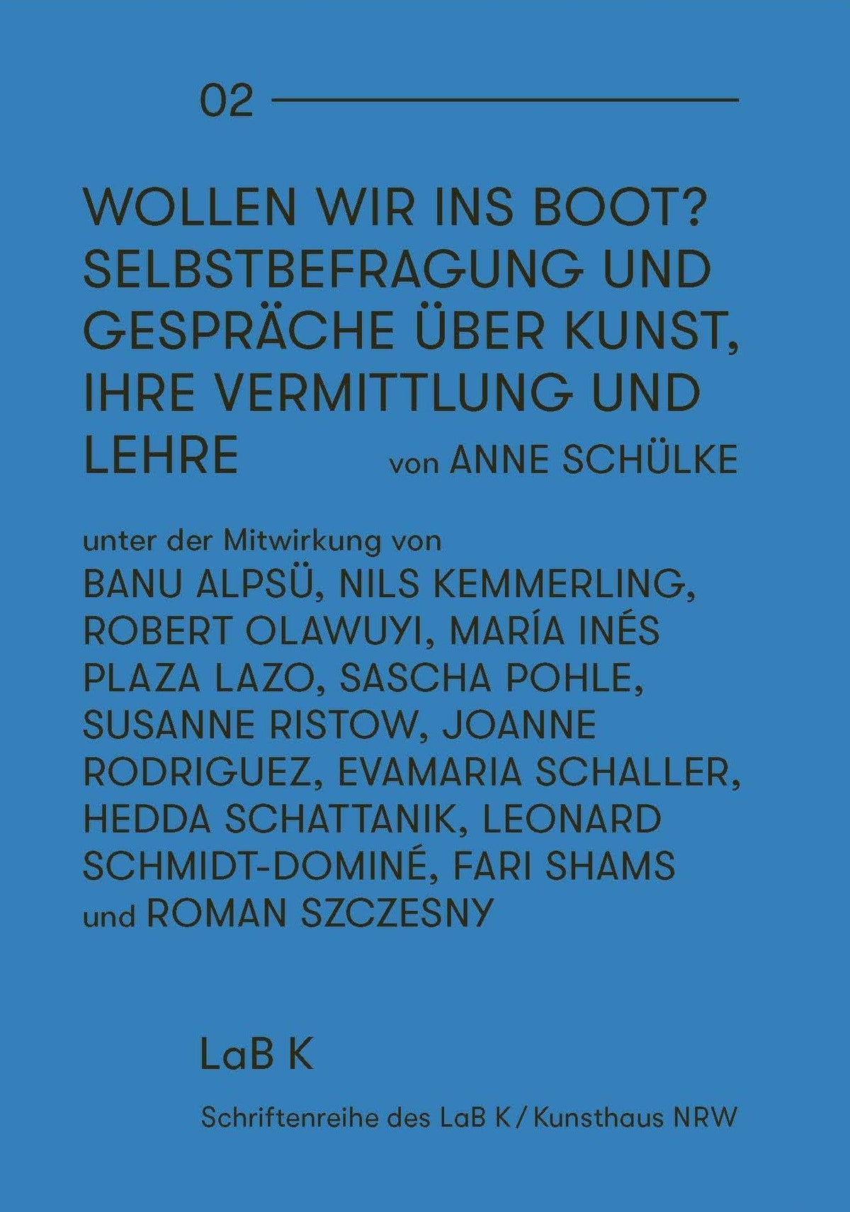 Anne Schülke: Wollen wir ins Boot?