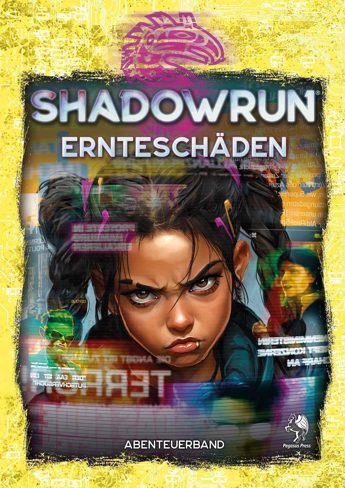 Buchcover: Shadowrun: Ernteschäden (Softcover)