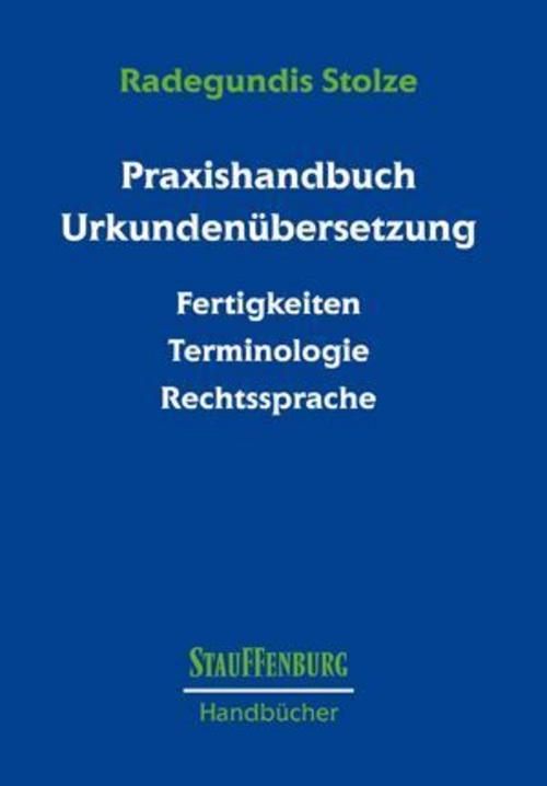 Buchcover: Praxishandbuch Urkundenübersetzung