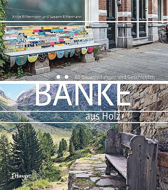 Buchcover: Bänke aus Holz