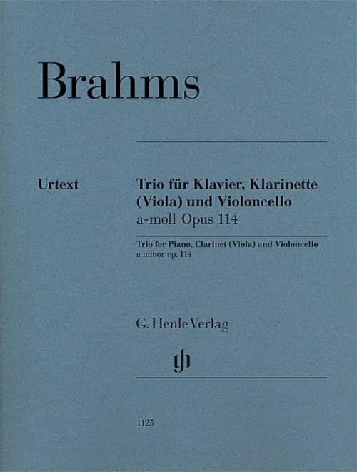Trio für Klavier, Klarinette (Viola) und Violoncello a-moll op. 114