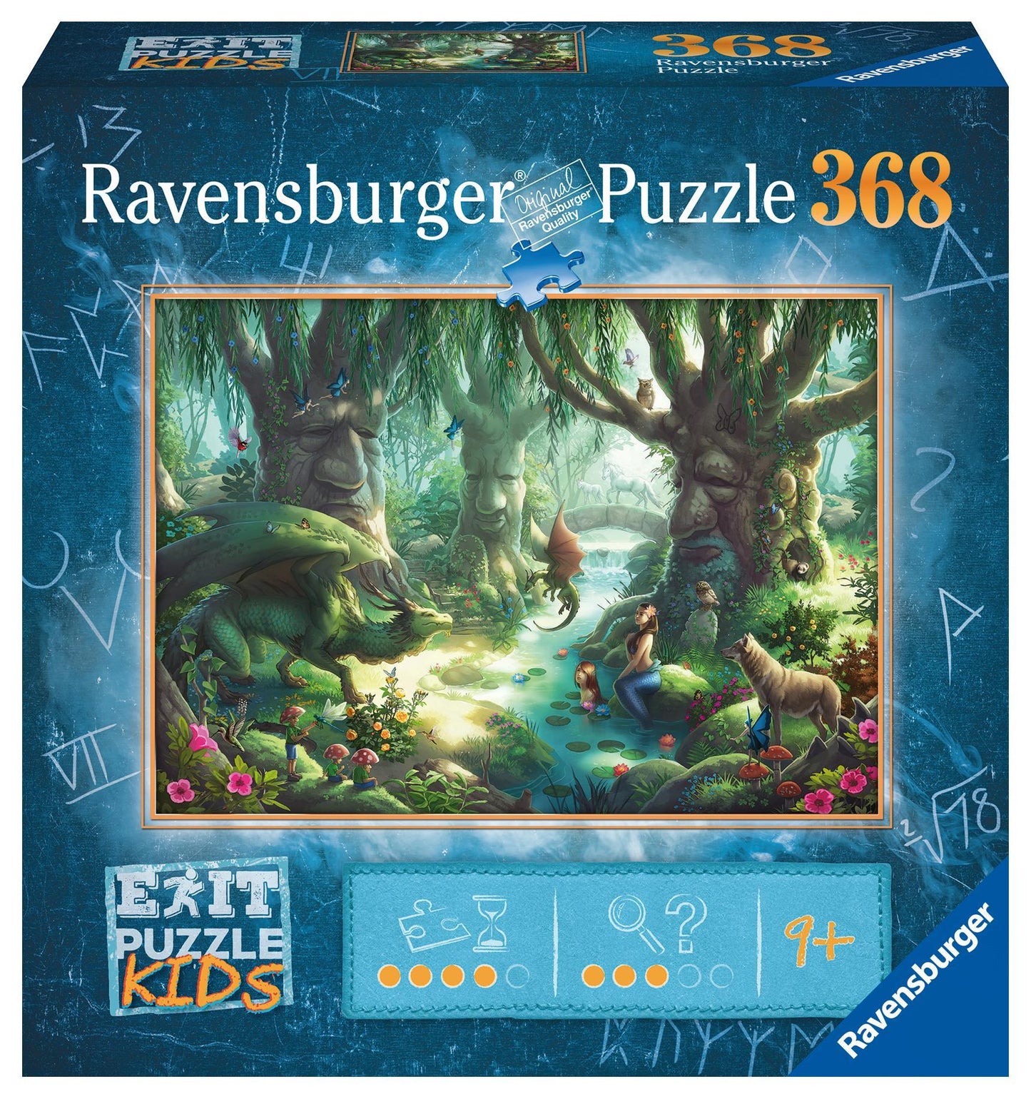 Kinderpuzzle 368 Teile - EXIT Puzzle Kids Der magische Wald