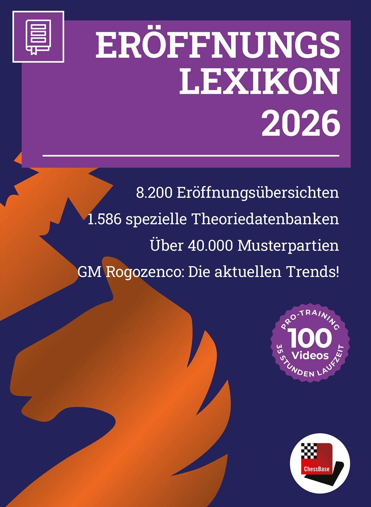 Buchcover: Eröffnungslexikon 2026 (Code in Box)