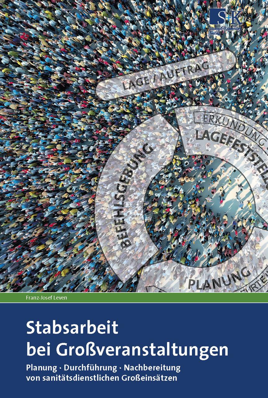 Buchcover: Stabsarbeit bei Großveranstaltungen