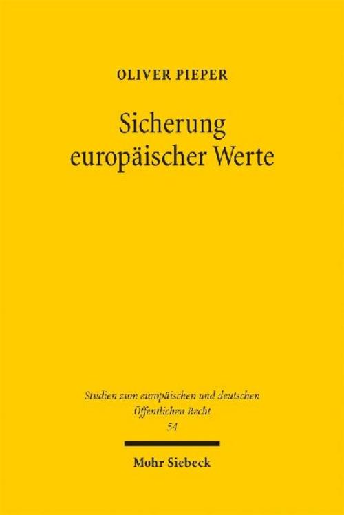 Sicherung europäischer Werte