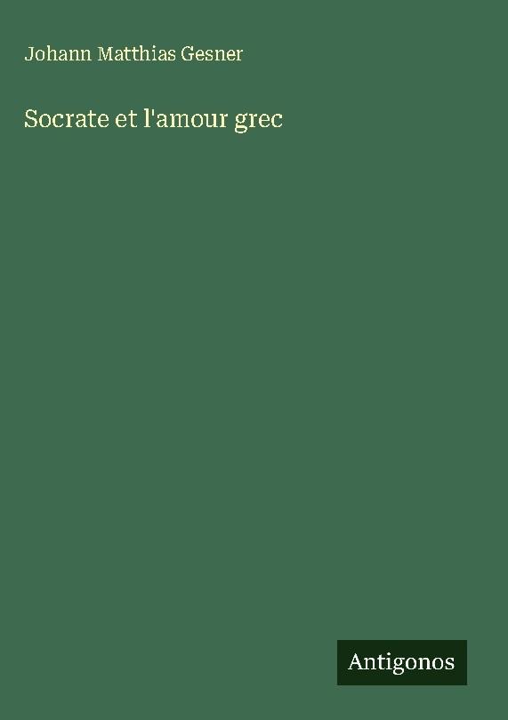 Socrate et l'amour grec