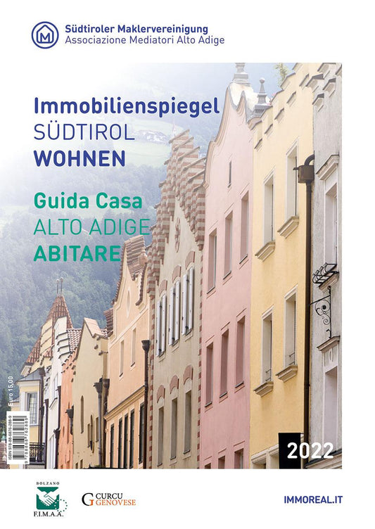 Buchcover: Immobilienspiegel SÜDTIROL WOHNEN - Guida Casa ALTO ADIGE ABITARE 2022