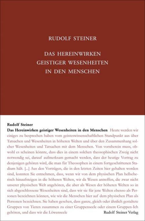 Buchcover: Das Hereinwirken geistiger Wesenheiten in den Menschen