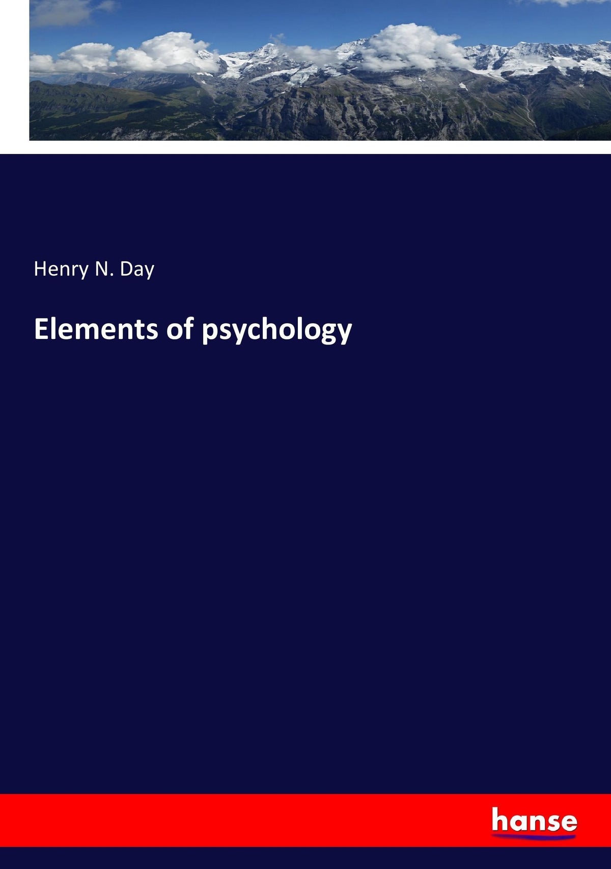 Buchcover: Elements of psychology
