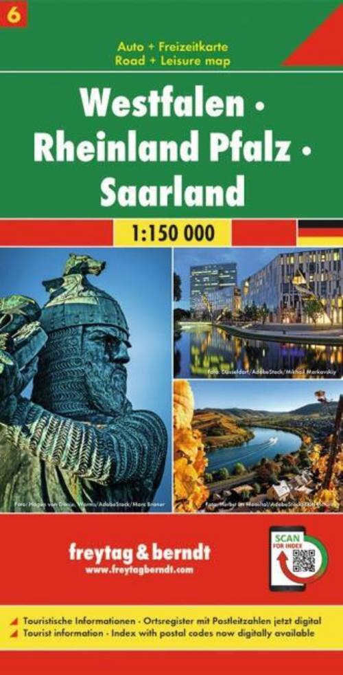 Westfalen - Rheinland Pfalz - Saarland, Autokarte 1:150.000, Blatt 6