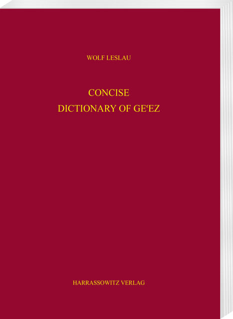 Buchcover: Concise Dictionary of Ge¿ez