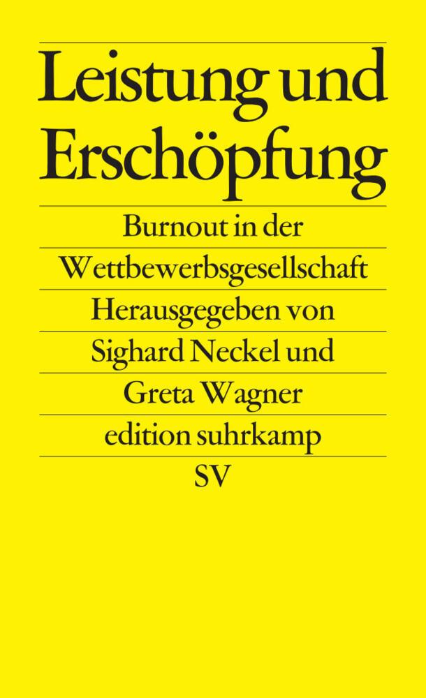 Buchcover: Leistung und Erschöpfung