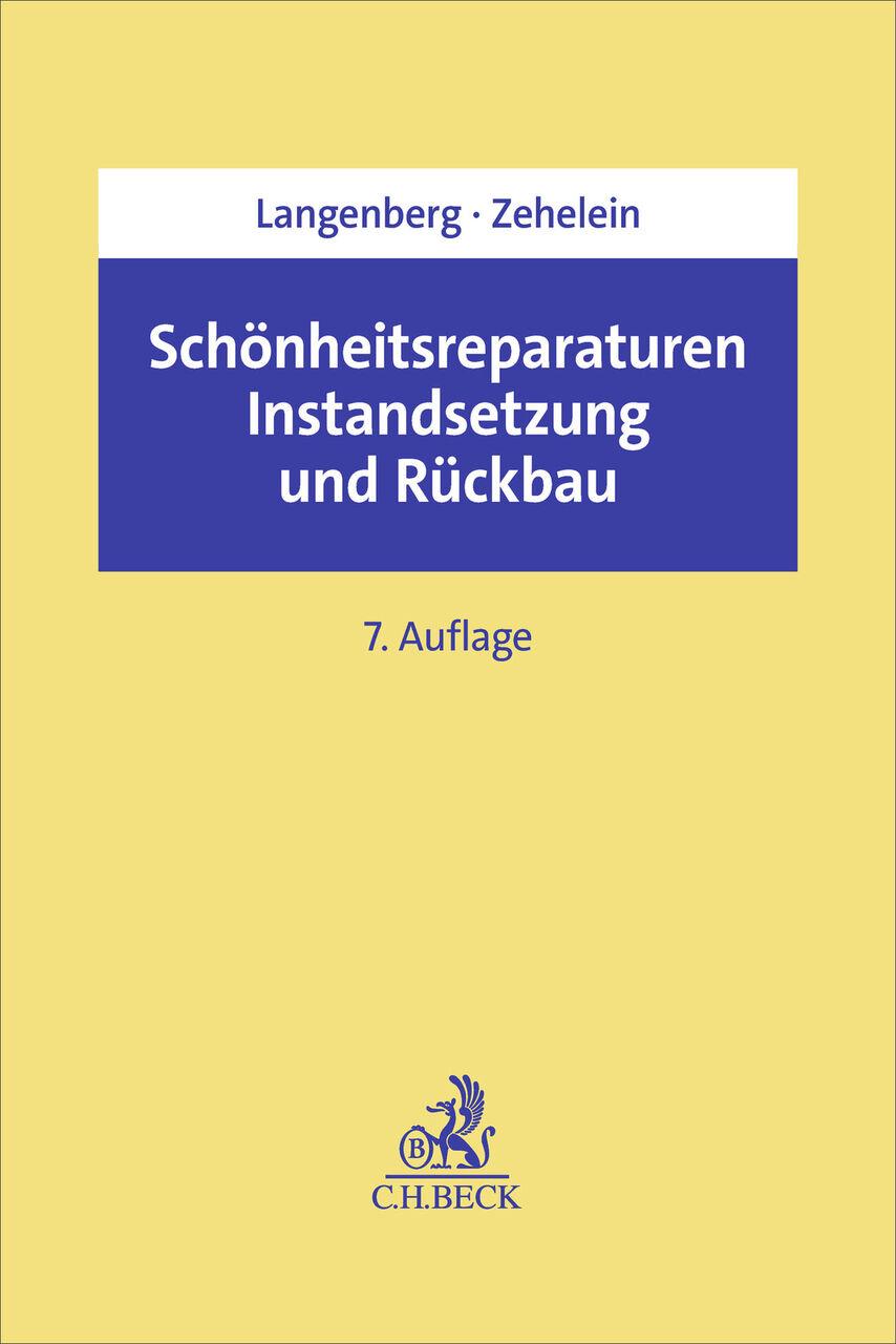 Schönheitsreparaturen, Instandsetzung und Rückbau