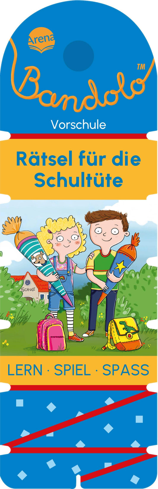 Bandolo. Rätsel für die Schultüte: Geschenk für die Schultüte. Lernspiel mit Lösungskontrolle für Kinder ab 6