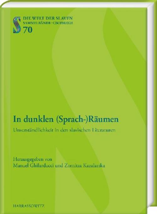 Buchcover: In dunklen (Sprach-)Räumen
