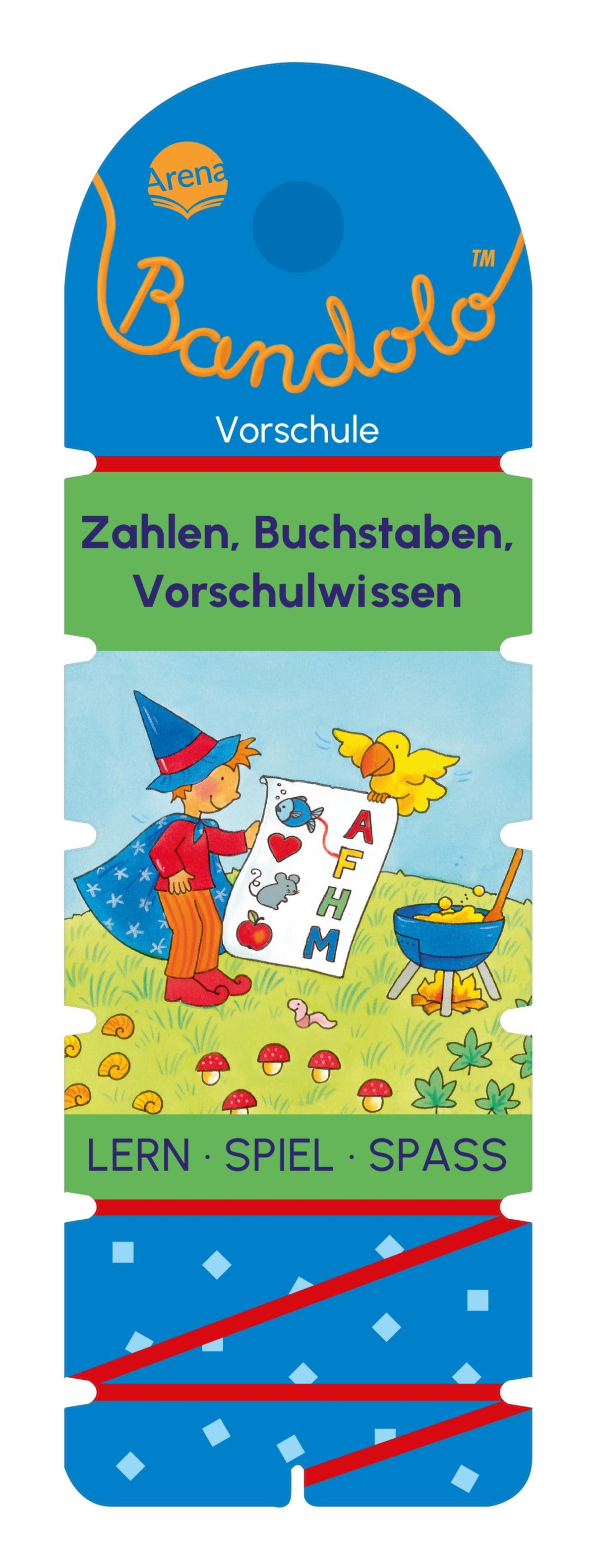 Bandolo. Zahlen, Buchstaben, Vorschulwissen: Lernspiel mit Lösungskontrolle für Kinder ab 5 Jahren