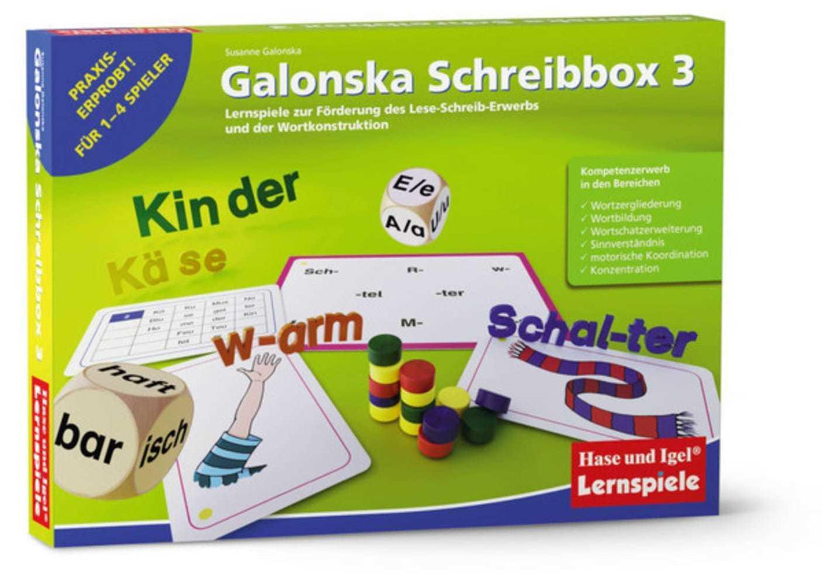 Buchcover: Galonska Schreibbox 3