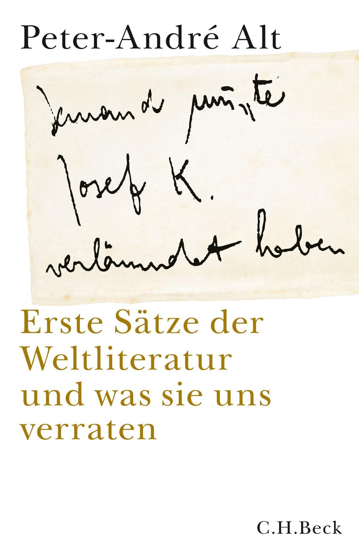 Buchcover: 'Jemand musste Josef K. verleumdet haben ...'