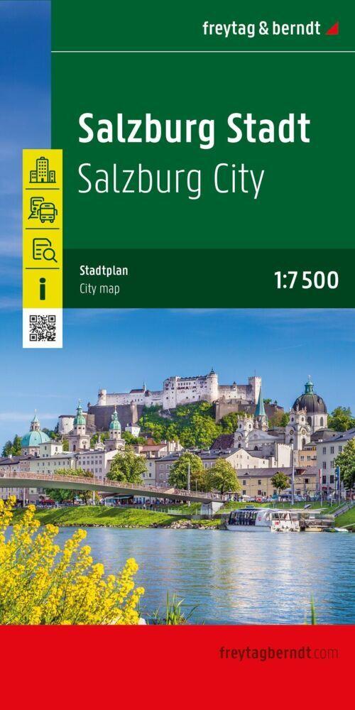 freytag & berndt Stadtplan Salzburg Stadt 1:7.500