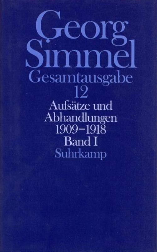 Aufsätze und Abhandlungen 1909-1918.Tl.1