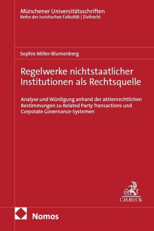 Regelwerke nichtstaatlicher Institutionen als Rechtsquelle