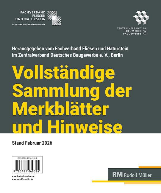 Merkblätter Fliesen Komplettpaket