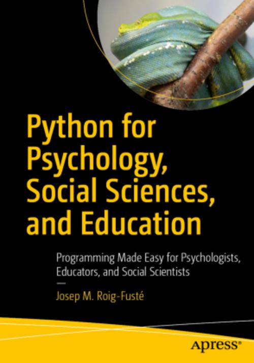 Buchcover: Python for Psychology, Social Sciences, and Education