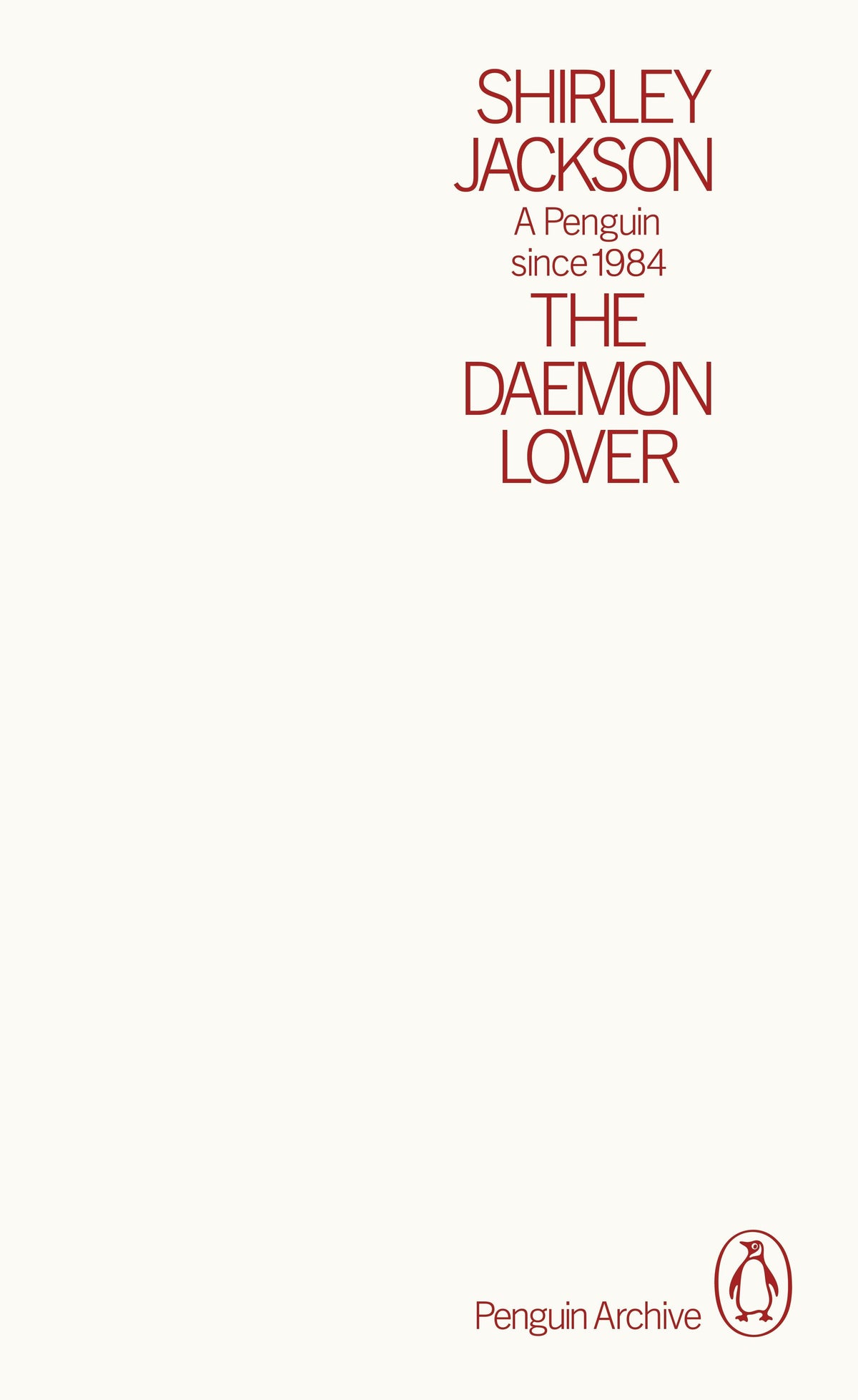 Buchcover: The Daemon Lover