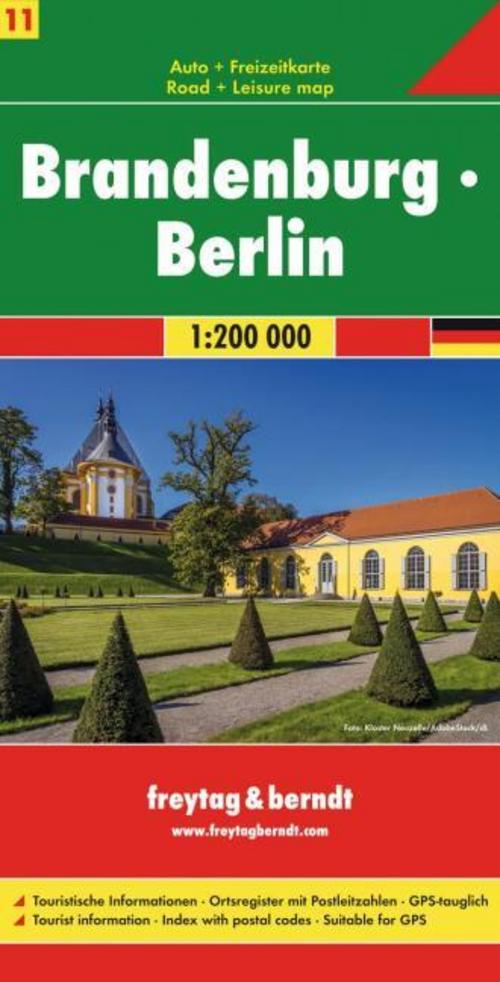Brandenburg - Berlin, Autokarte 1:200.000