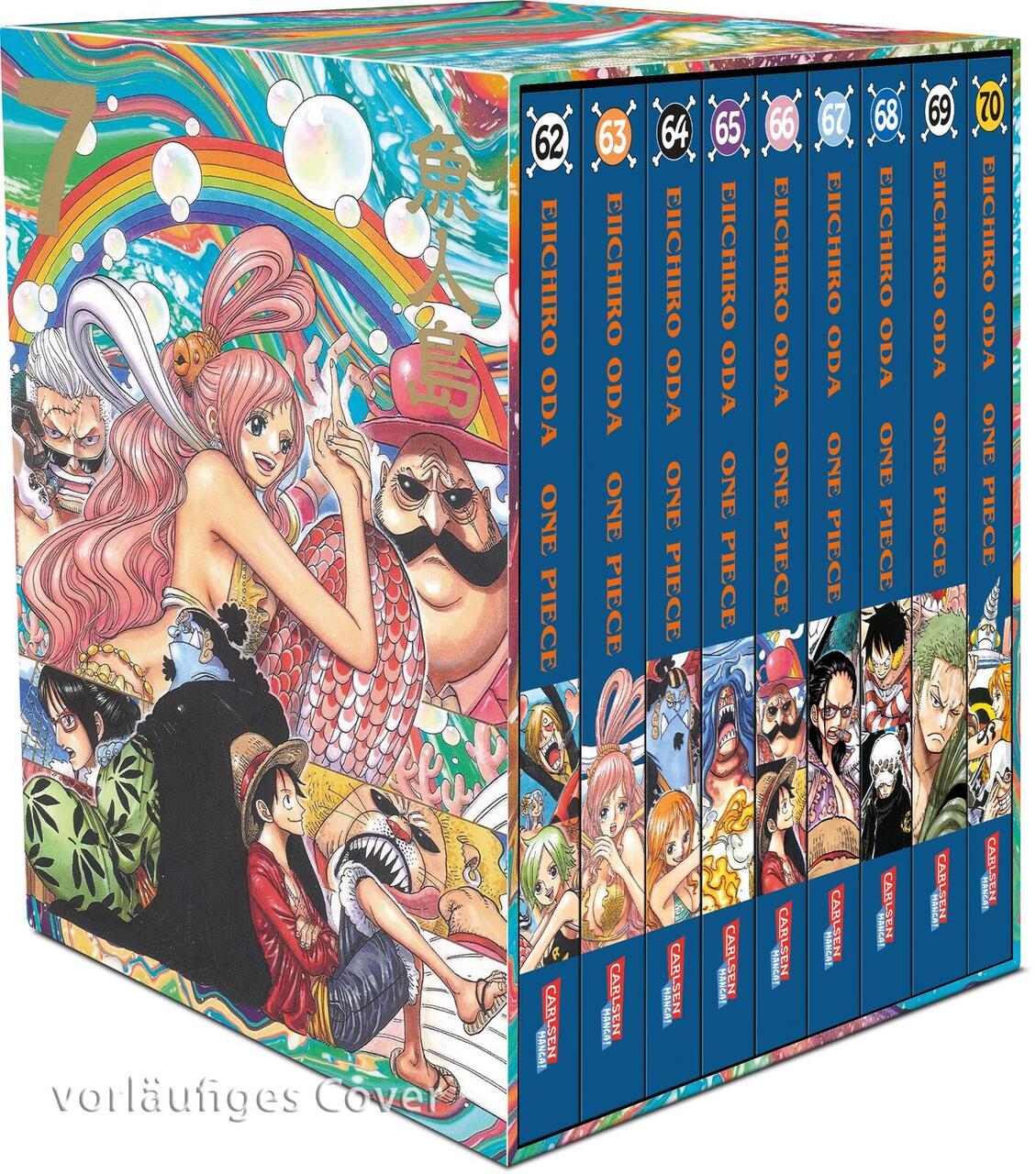 One Piece Sammelschuber 7: Fishman Island (inklusive Band 62-70): Der siebte Sammelschuber des weltweit beliebten Manga ONE PIECE – ein perfektes Set für Fans und Neulinge!