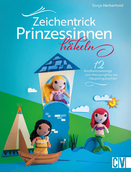 Buchcover: Zeichentrick-Prinzessinnen häkeln