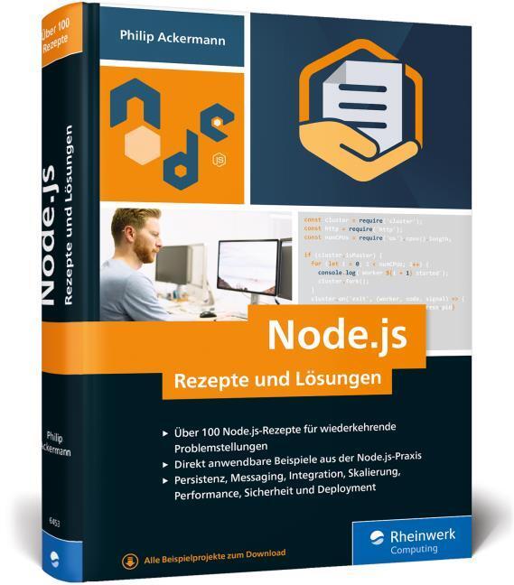 Buchcover: Node.js - Rezepte und Lösungen