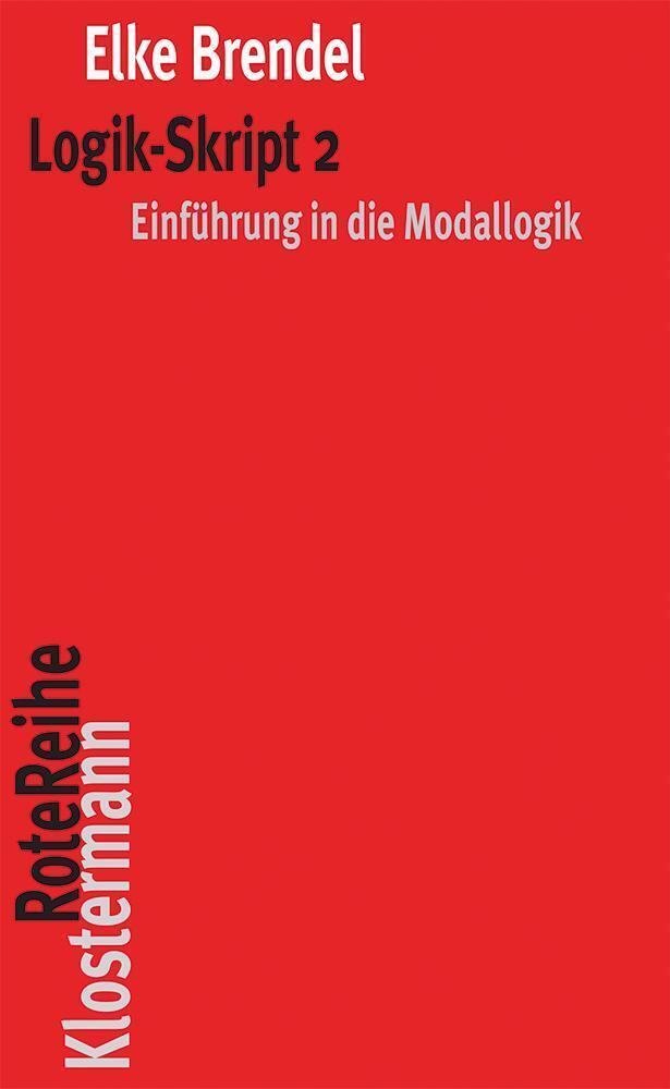 Buchcover: Logik-Skript 2