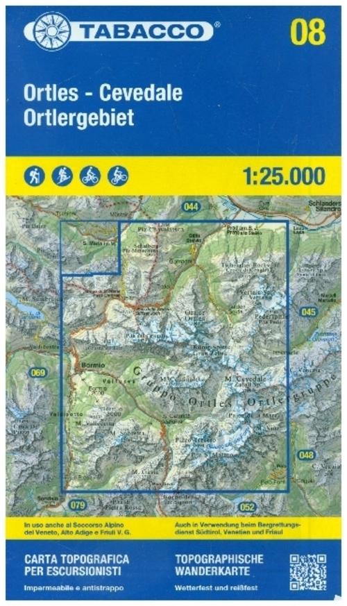 Tabacco Wandern Ortlergebiet 1:25000