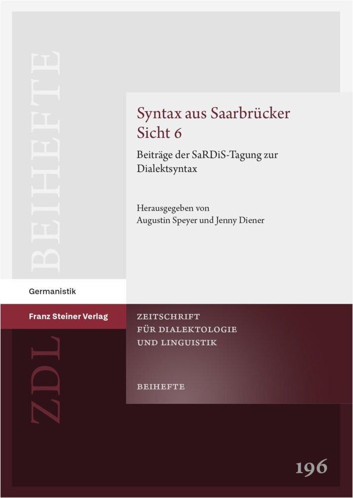 Syntax aus Saarbrücker Sicht 6