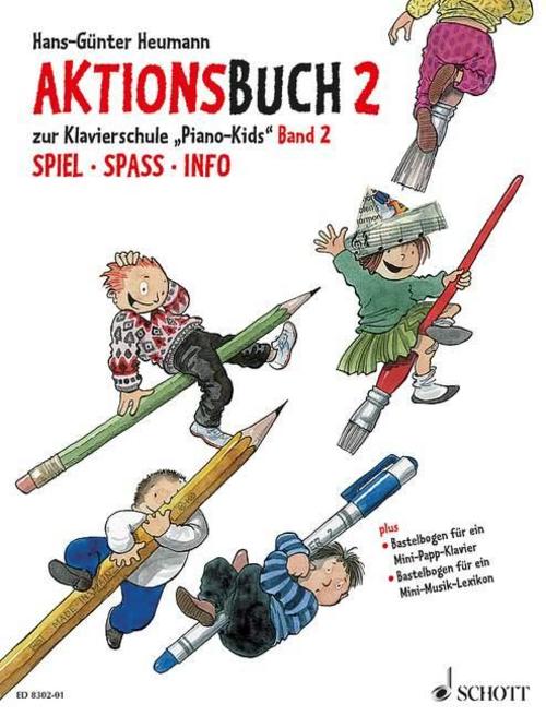 Piano Kids Band 2 + Aktionsbuch 2. Klavier.