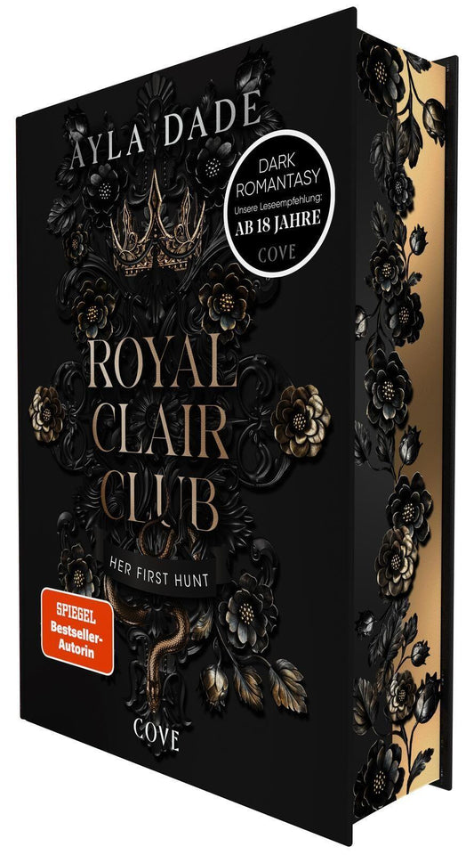 Royal Clair Club 1: Her First Hunt: Spicy Dark Romantasy mit düsterem Academy-Setting | Limitierte Auflage mit Farbschnitt, Lesebändchen und ganzseitigen Innenillustrationen. (1)