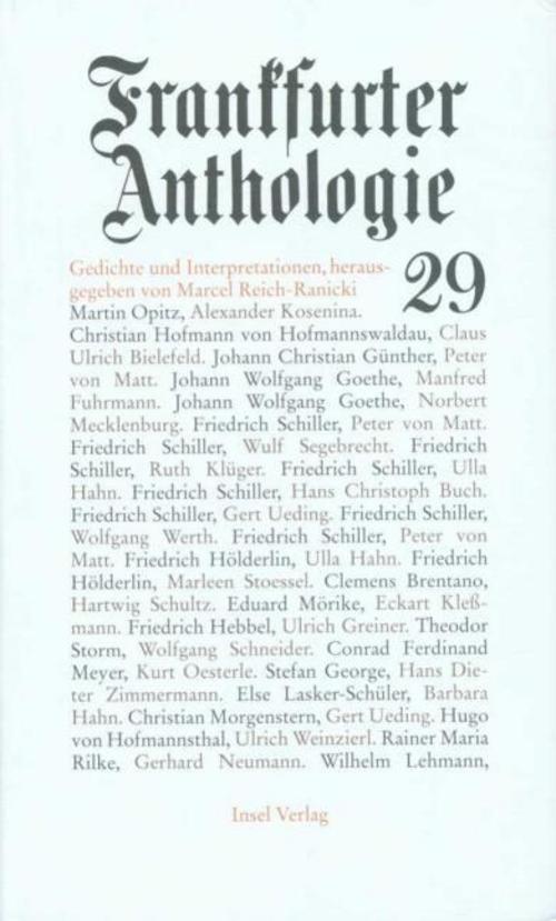 Frankfurter Anthologie.Bd.29