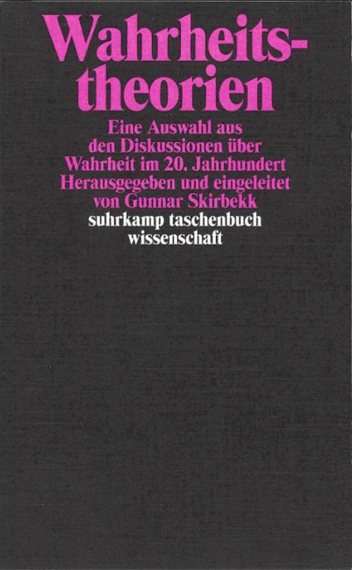 Buchcover: Wahrheitstheorien