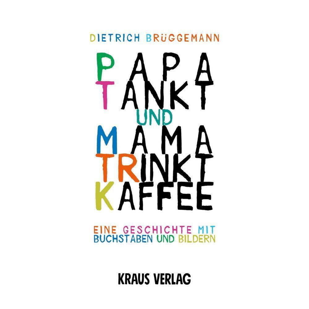 Papa tankt und Mama trinkt Kaffee