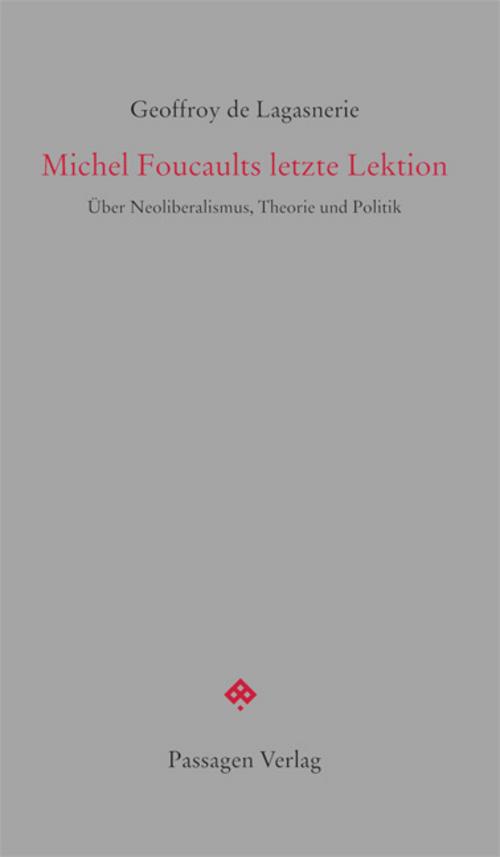 Buchcover: Michel Foucaults letzte Lektion