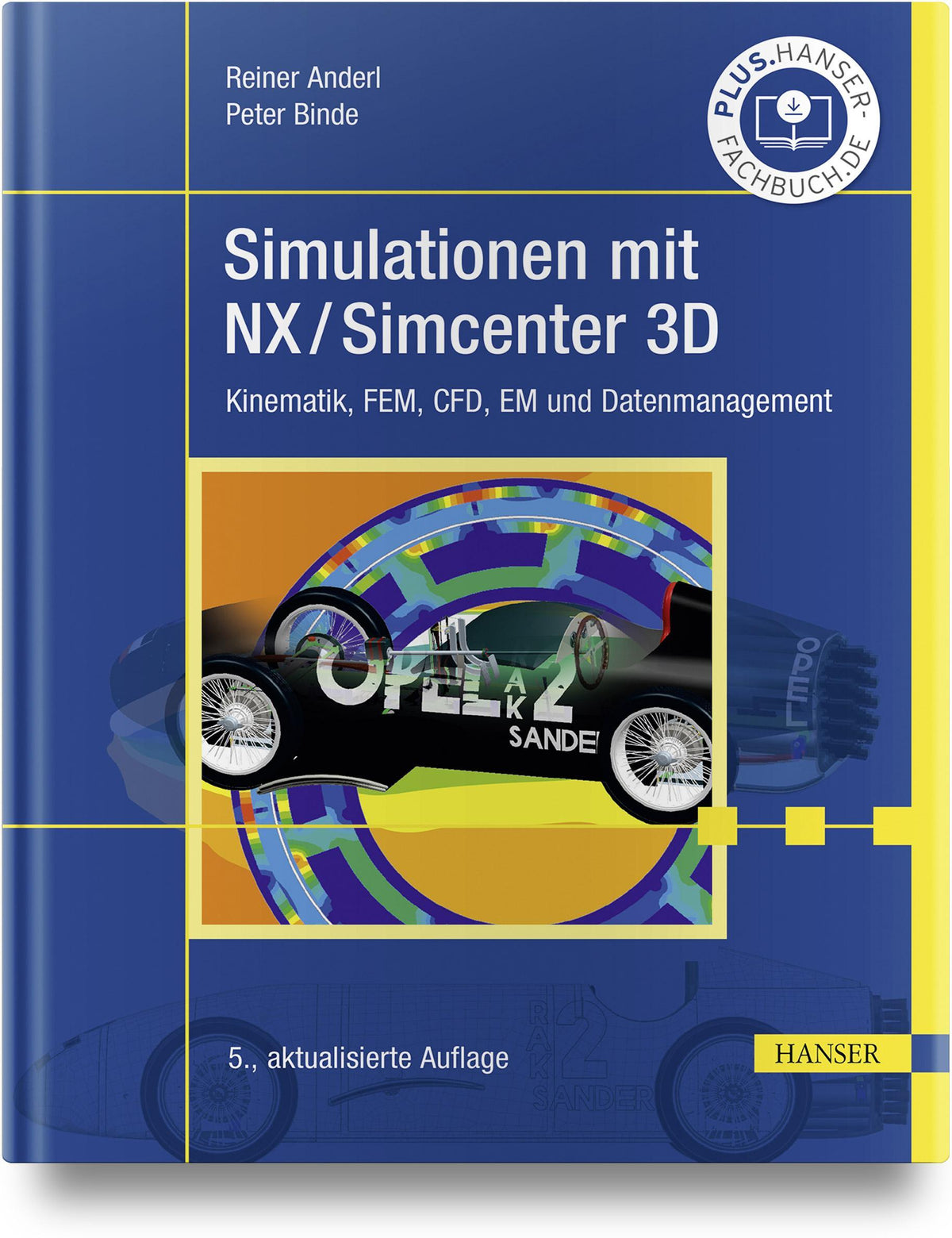 Buchcover: Simulationen mit NX / Simcenter 3D
