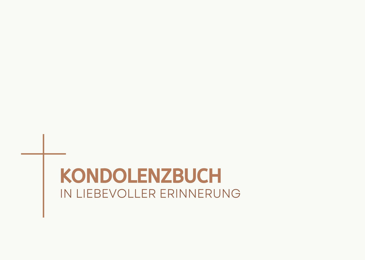 Buchcover: Kondolenzbuch