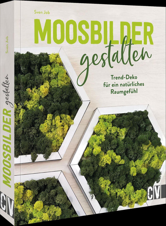 Buchcover: Moosbilder gestalten