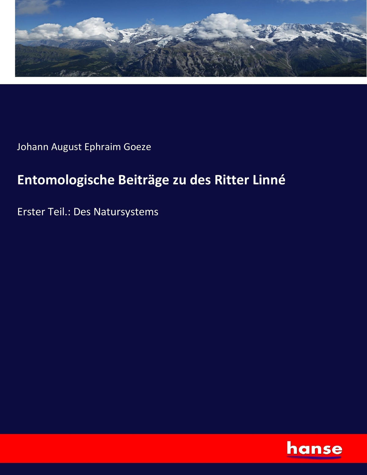 Buchcover: Entomologische Beiträge zu des Ritter Linné
