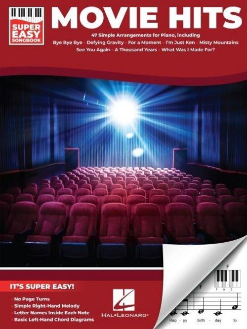 Movie Hits - Super Easy Songbook: 47 Film Favorites Arranged Simply for Piano