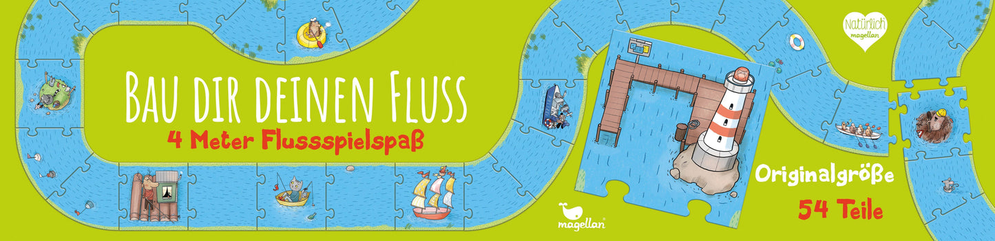 Bau dir deinen Fluss - 4 Meter Flussspielspaß