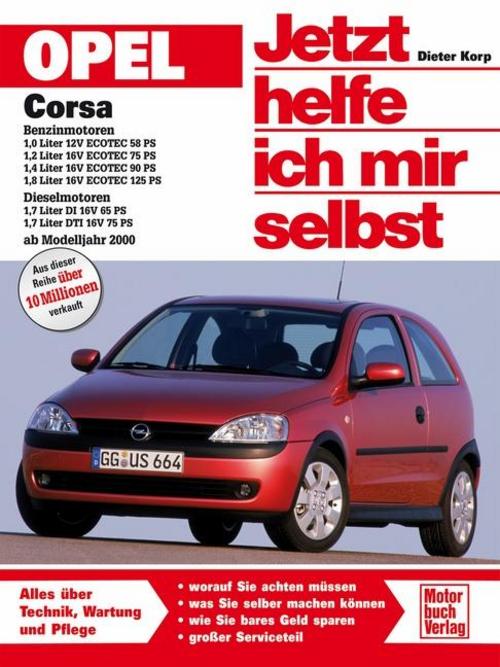 Buchcover: Opel Corsa ab Modelljahr 2000. Jetzt helfe ich mir selbst