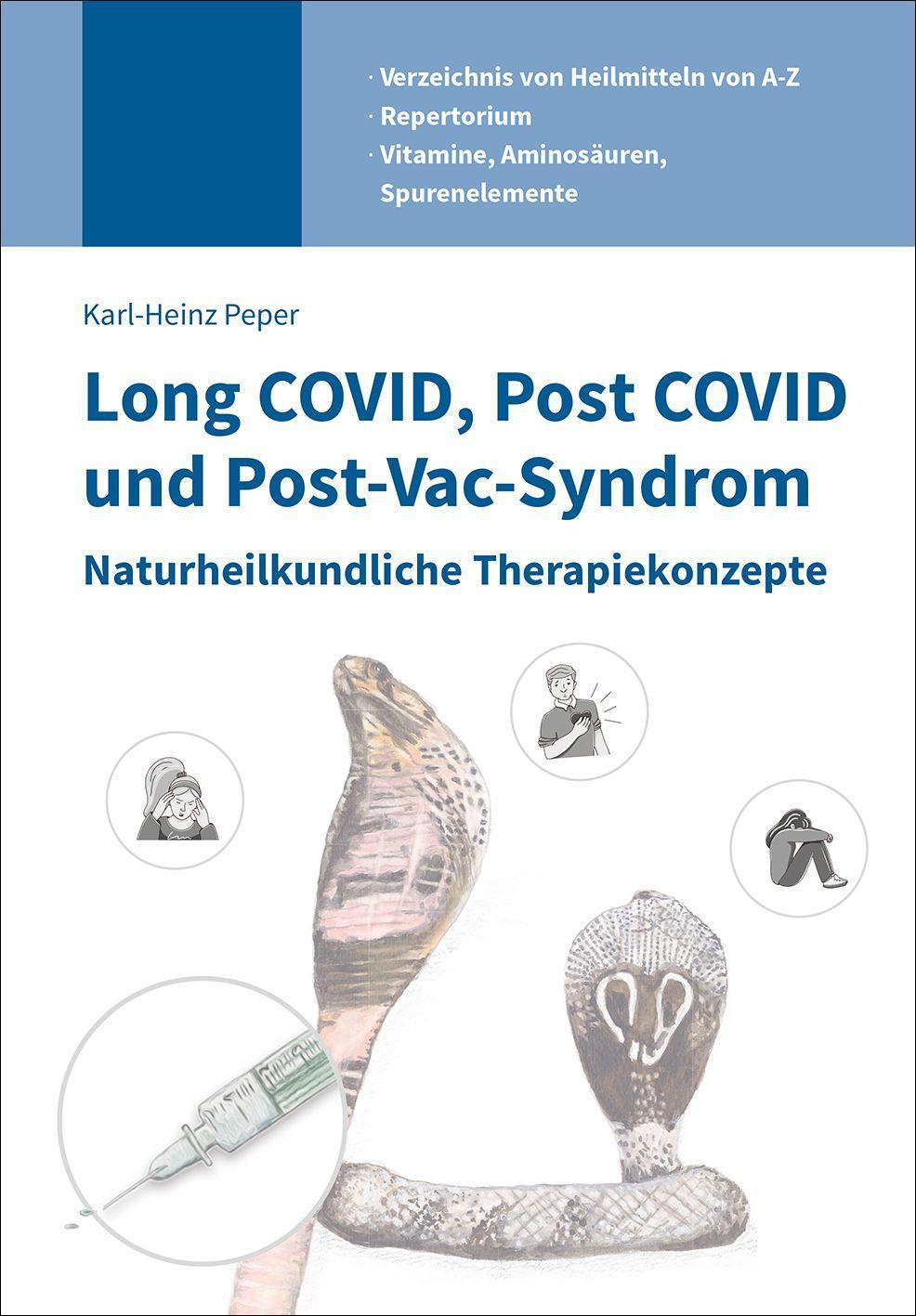 Buchcover: Long COVID, Post COVID und Post-Vac-Syndrom