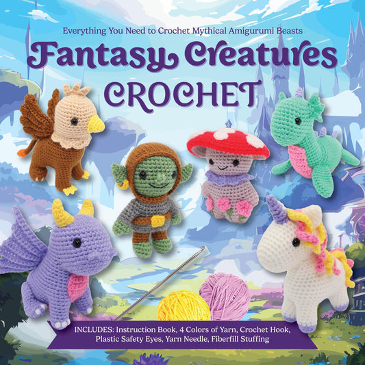 Buchcover: Fantasy Creatures Crochet